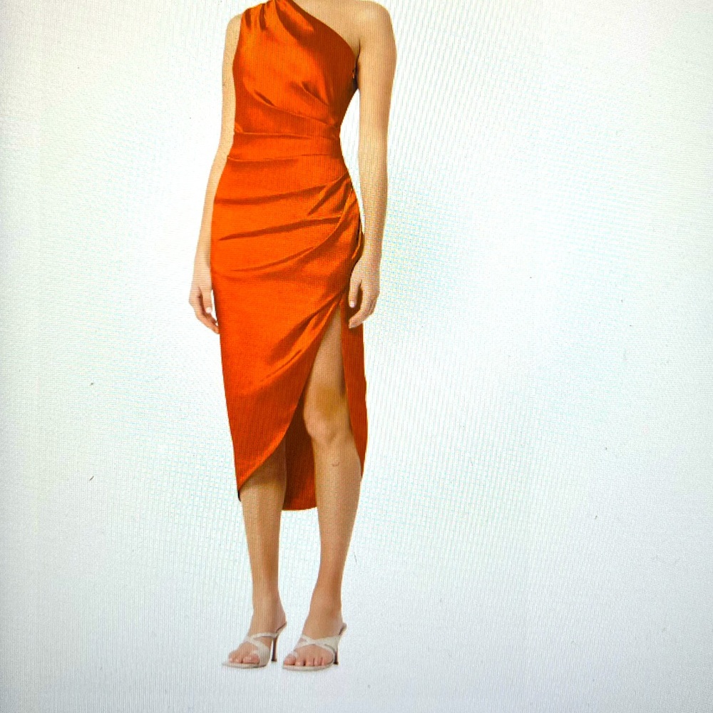 Elliatt- orange / copper dress